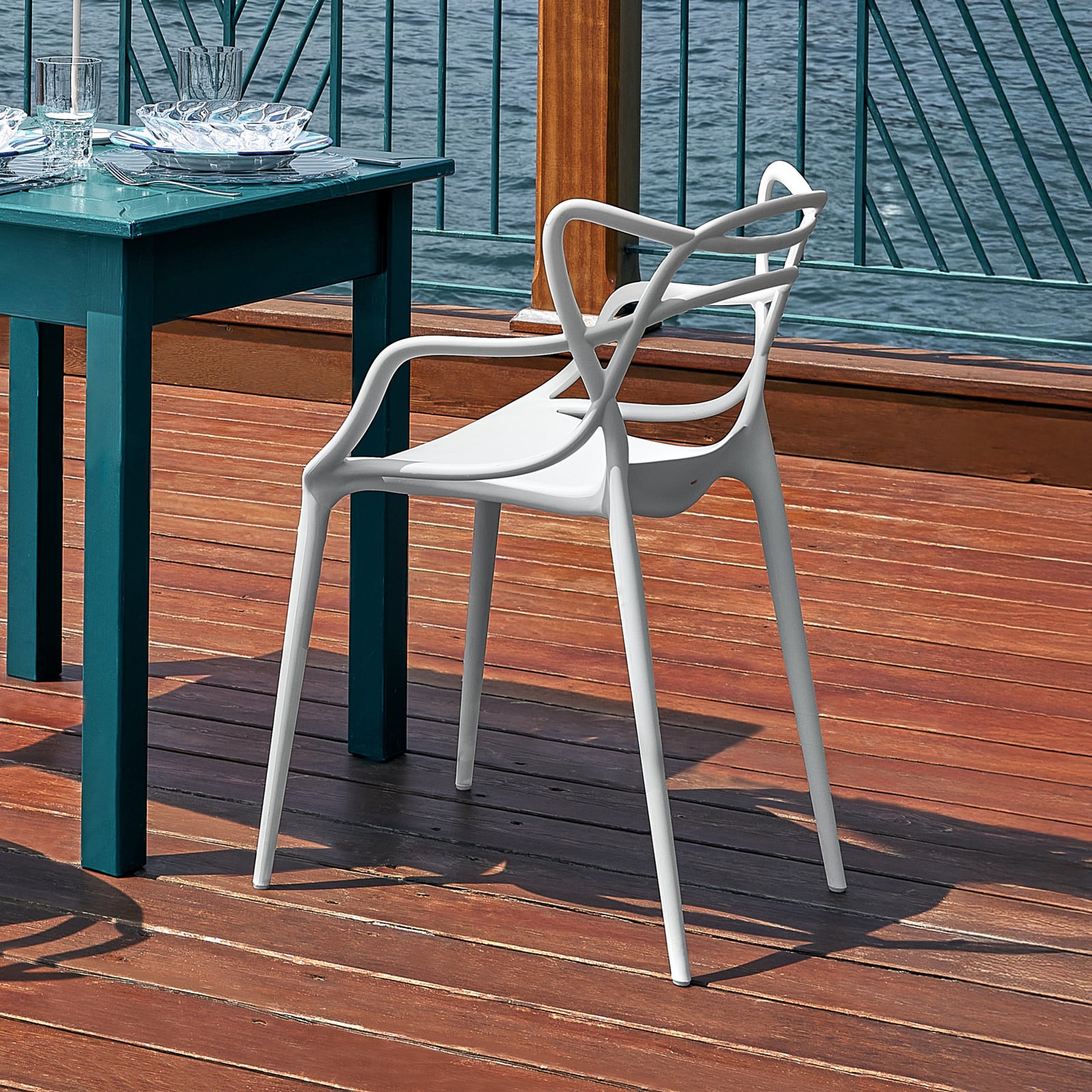 Masters chair, white, height 83 cm - Kartell Masters chair, white, height 83 cm - Kartell