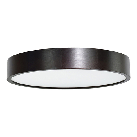 LED-taklampe Cleo, Ø 48 cm svart