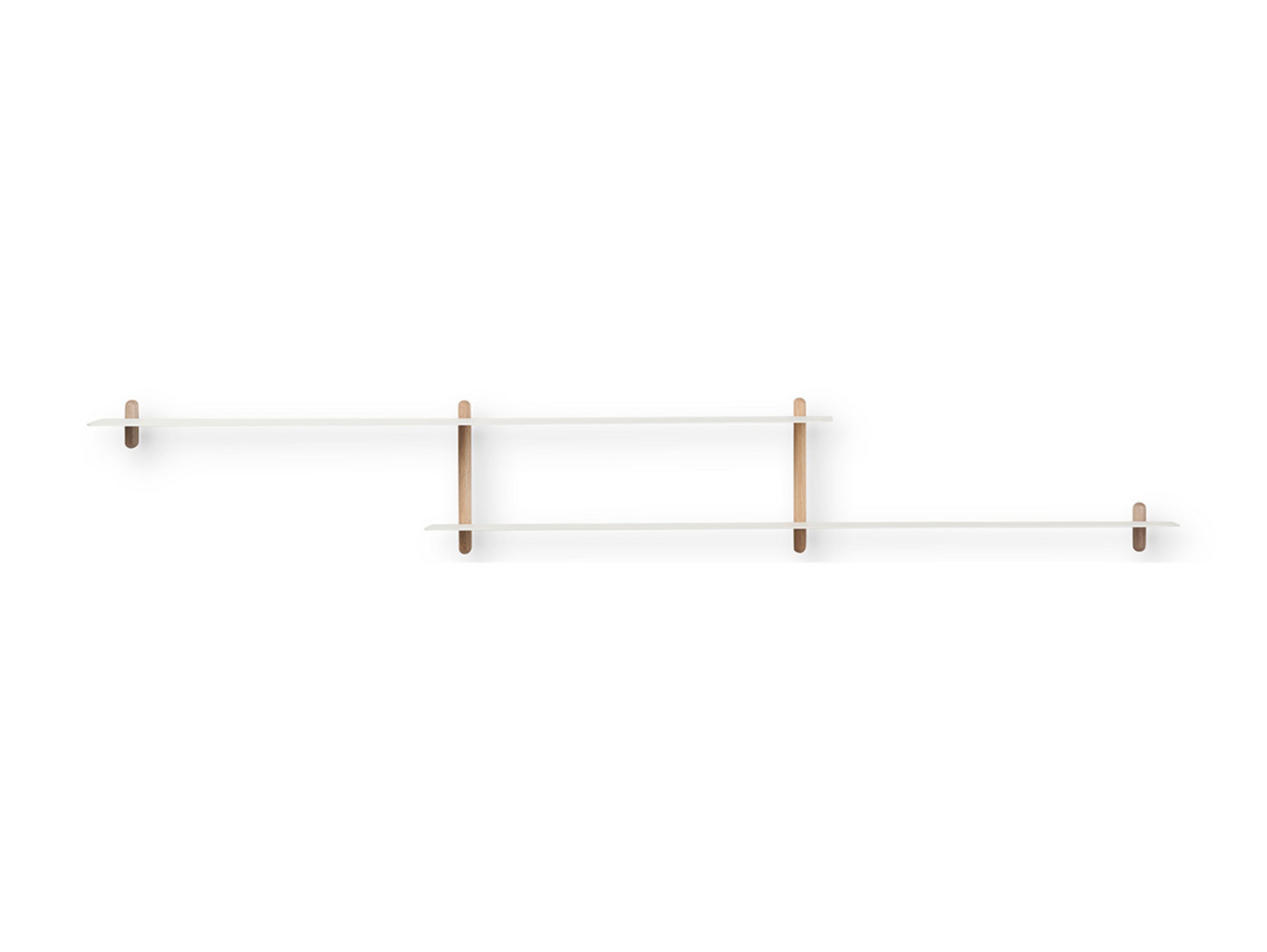 Nivo Scaffale H Chiaro Quercia/Bianco - GEJST