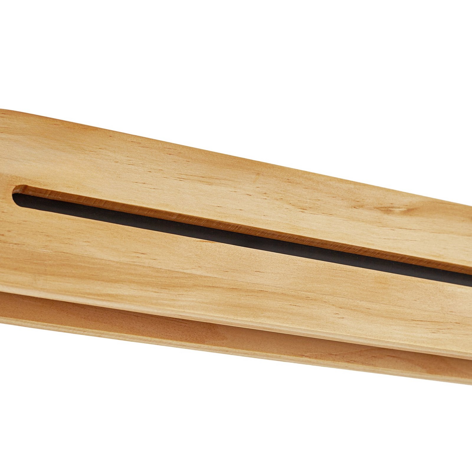 Darnor LED hanglamp, hout, CCT, lengte 100 cm - Lucande Darnor LED hanglamp, hout, CCT, lengte 100 cm - Lucande