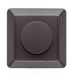 Tapa SLC para regulador de intensidad de pared SmartOne AC, negro