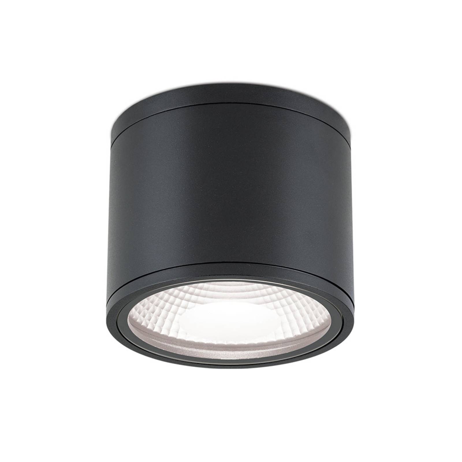 LED-Deckenstrahler Sputnik IP65 Ø 14,5 cm schwarz günstig online kaufen