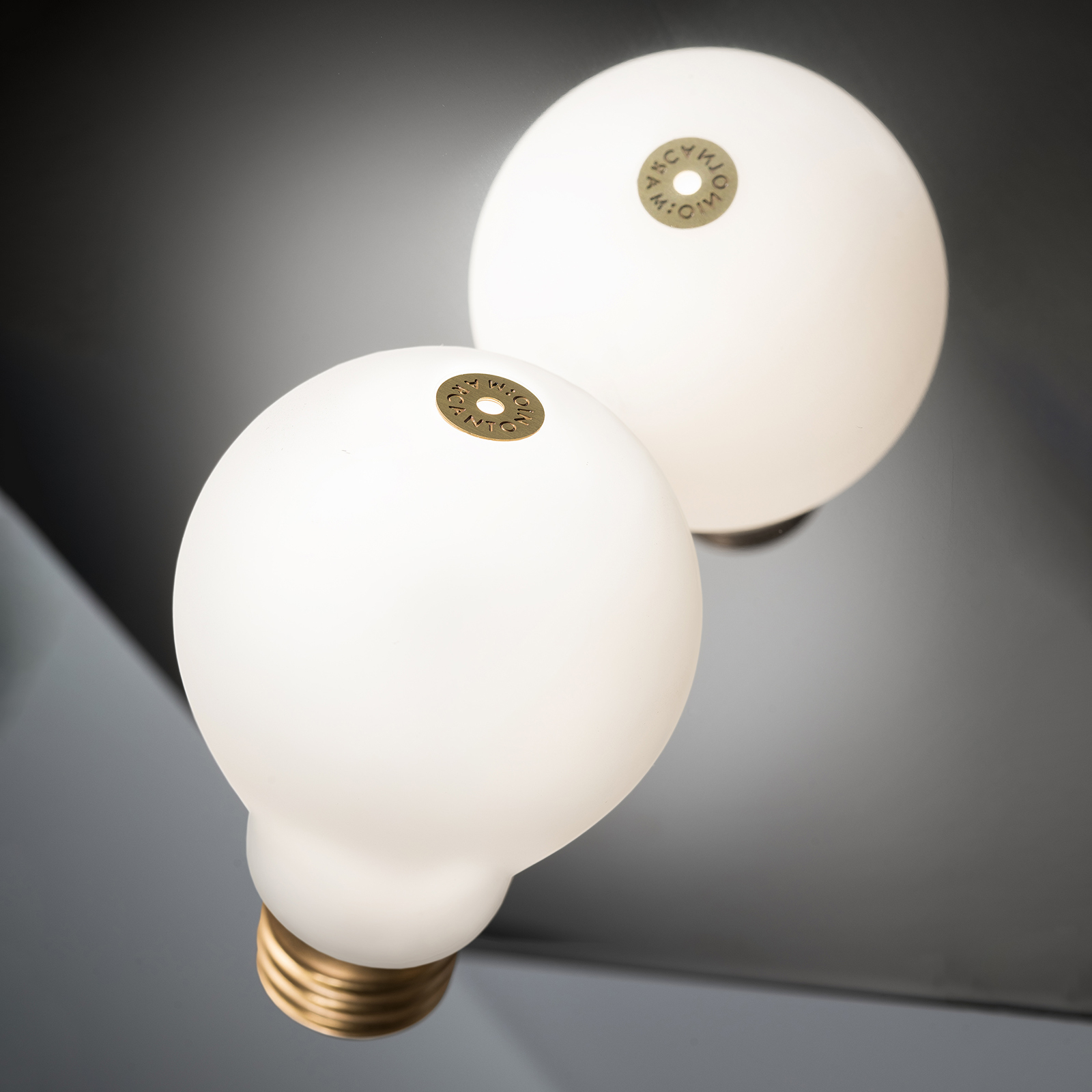 Slamp Idea LED-Wandleuchte, edelstahl