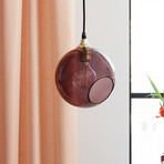 Ballroom pendant light, purple