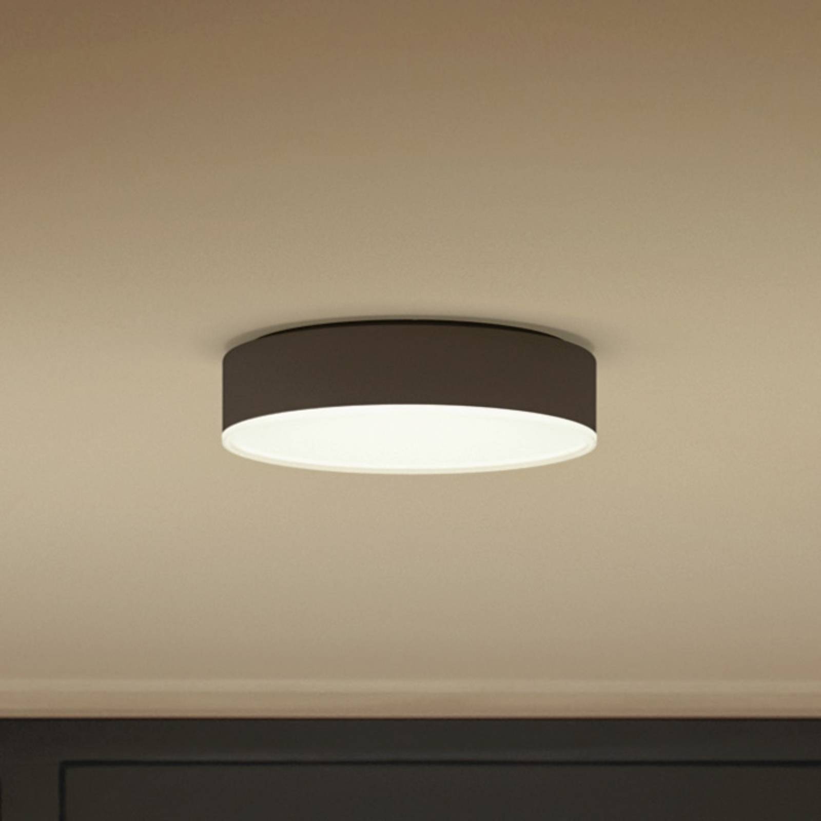 Philips Hue Enrave LED plafondlamp 26,1cm zwart