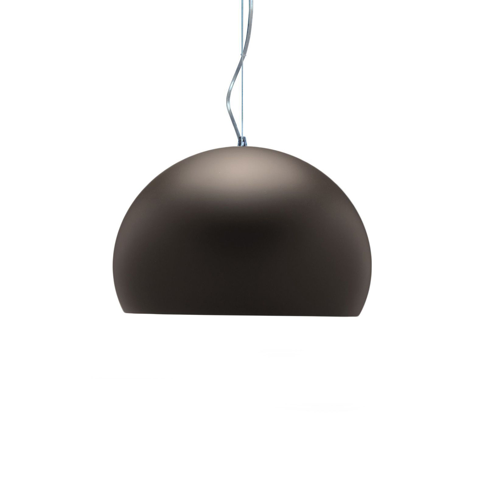 Kartell Small FL/Y LED hanglamp mat bruin