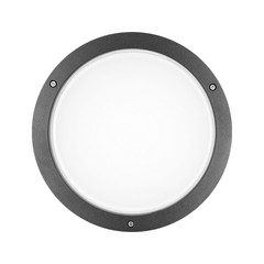 LED-seinävalo Bliz Round 30, 3000K antrasiitti