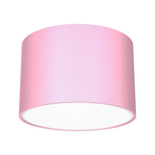 Cloudy ceiling light 1bulb pink Lights.co.uk