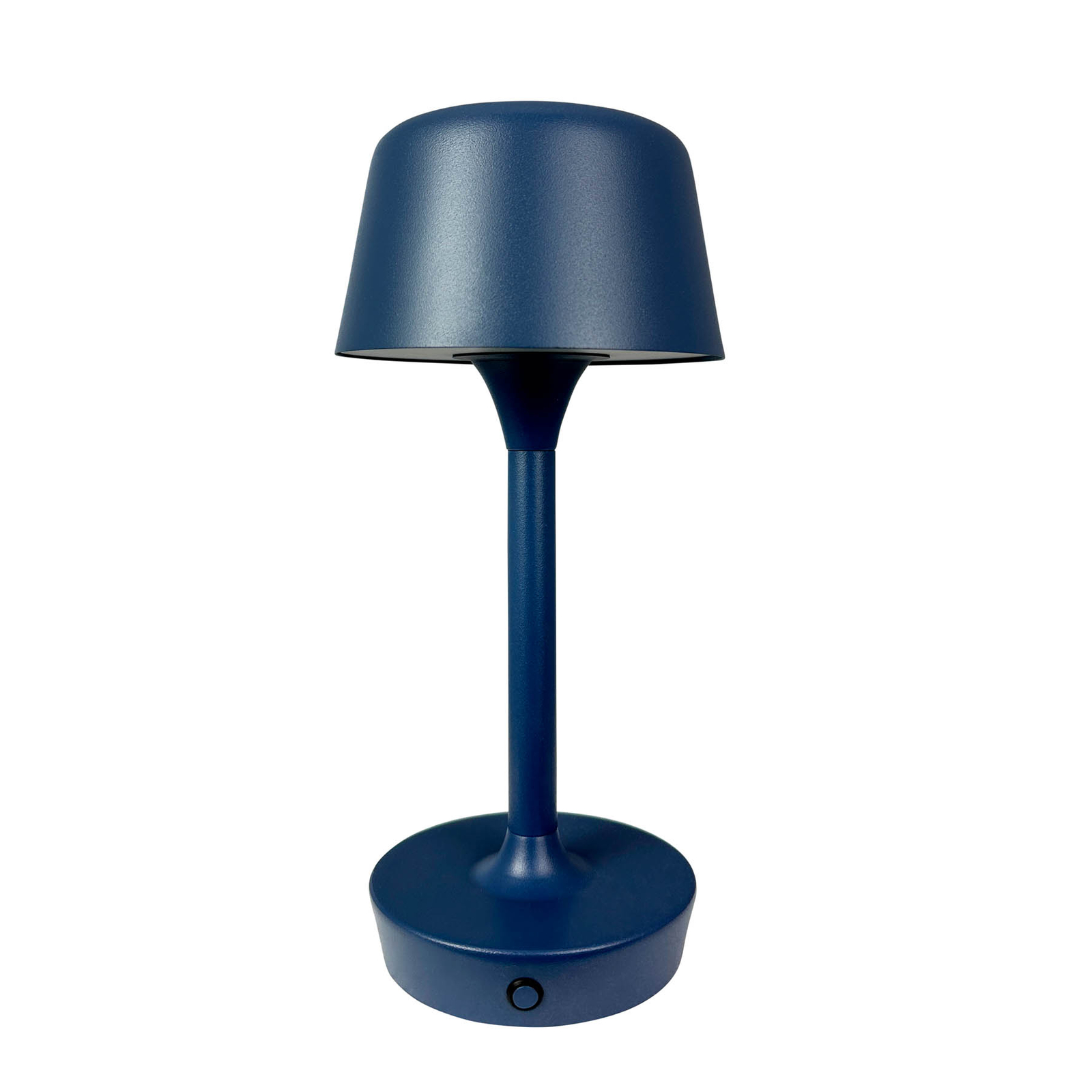 Dyberg Larsen LED table lamp Flow, blue, height 25 cm