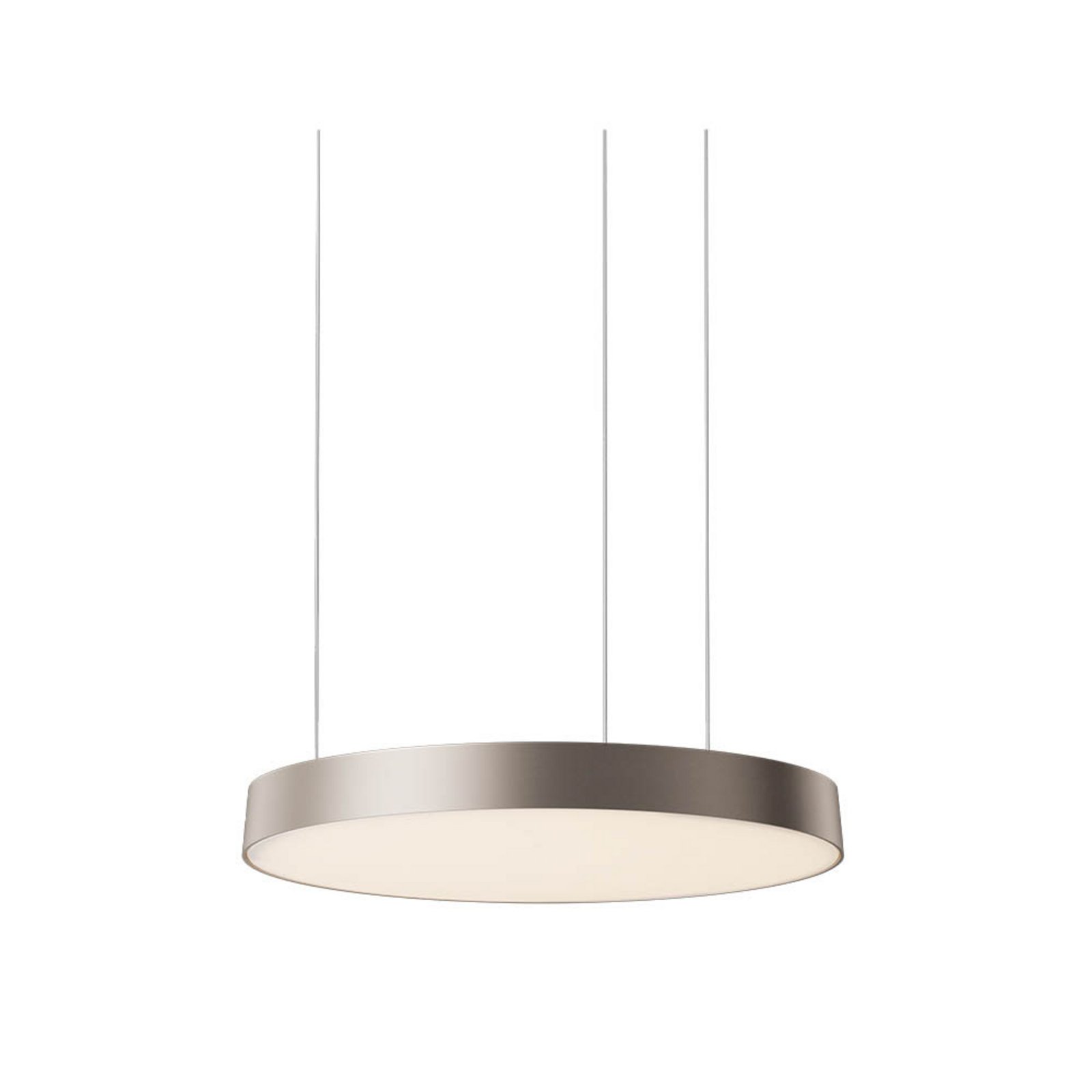 LOOM DESIGN LED-Pendelleuchte Avela, grau, Alu, Ø 36cm