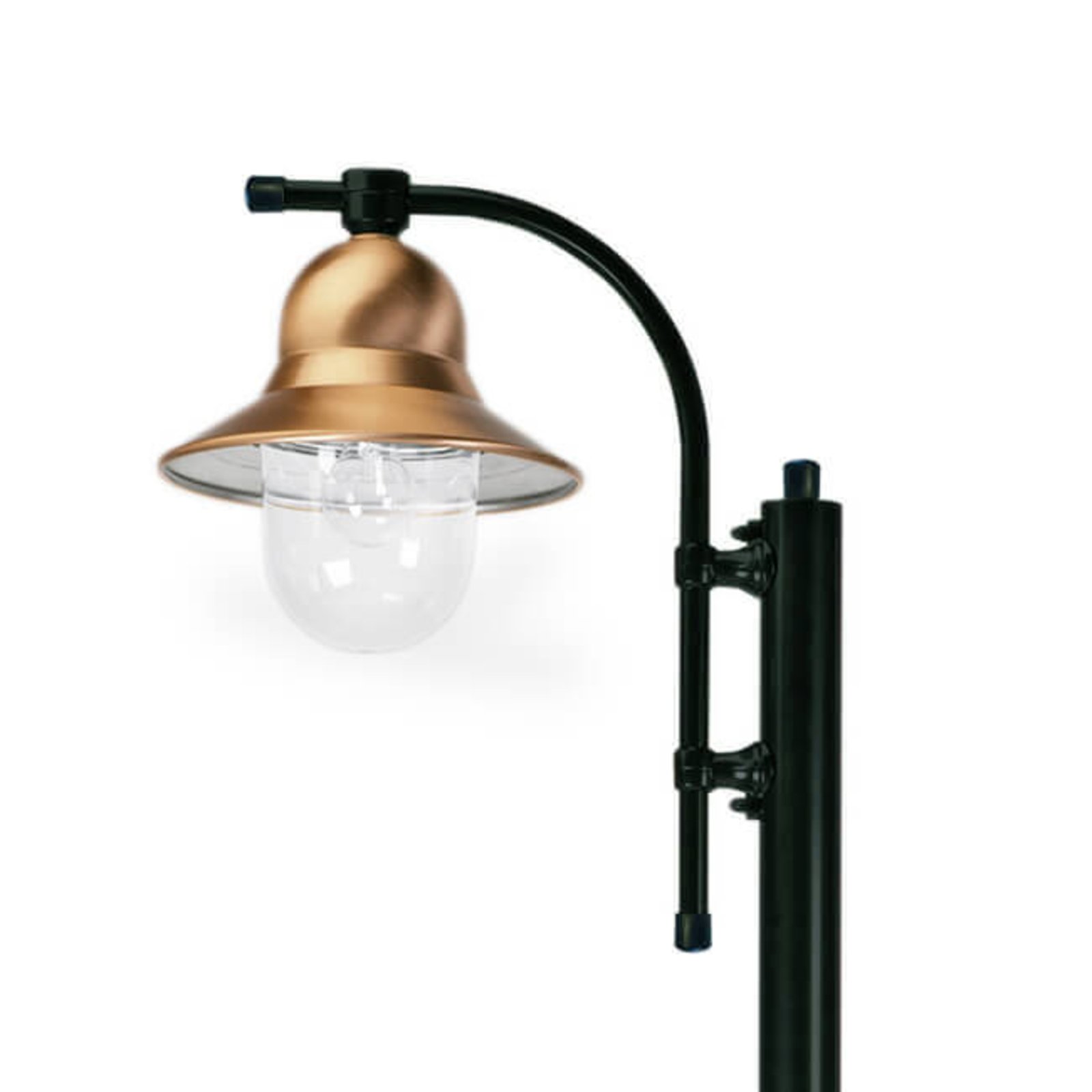 1-svetelné stĺpikové svietidlo Toscane 240 cm, čierne