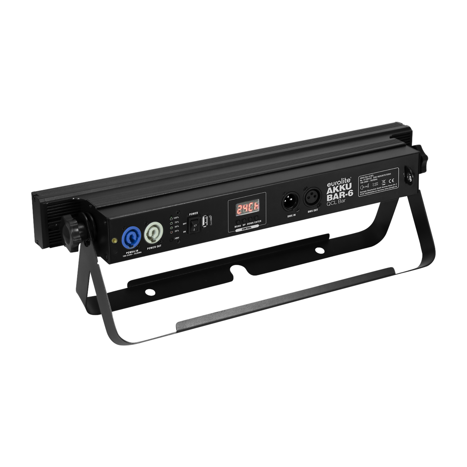 EUROLITE Battery Bar-6 LED Spot RGBW Dálkové ovládání