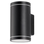 Valtin Smart LED Applique Murale d'Extérieur Noir - Lindby