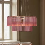 Globen Lighting hanglamp HOOK 60, glas, roze