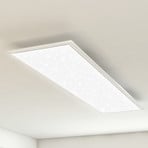 LED plošča Pallas, bela, z možnostjo zatemnitve, CCT, 119,5x29,5cm