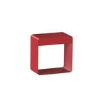 LED table lamp Dama, red, aluminium, ABS