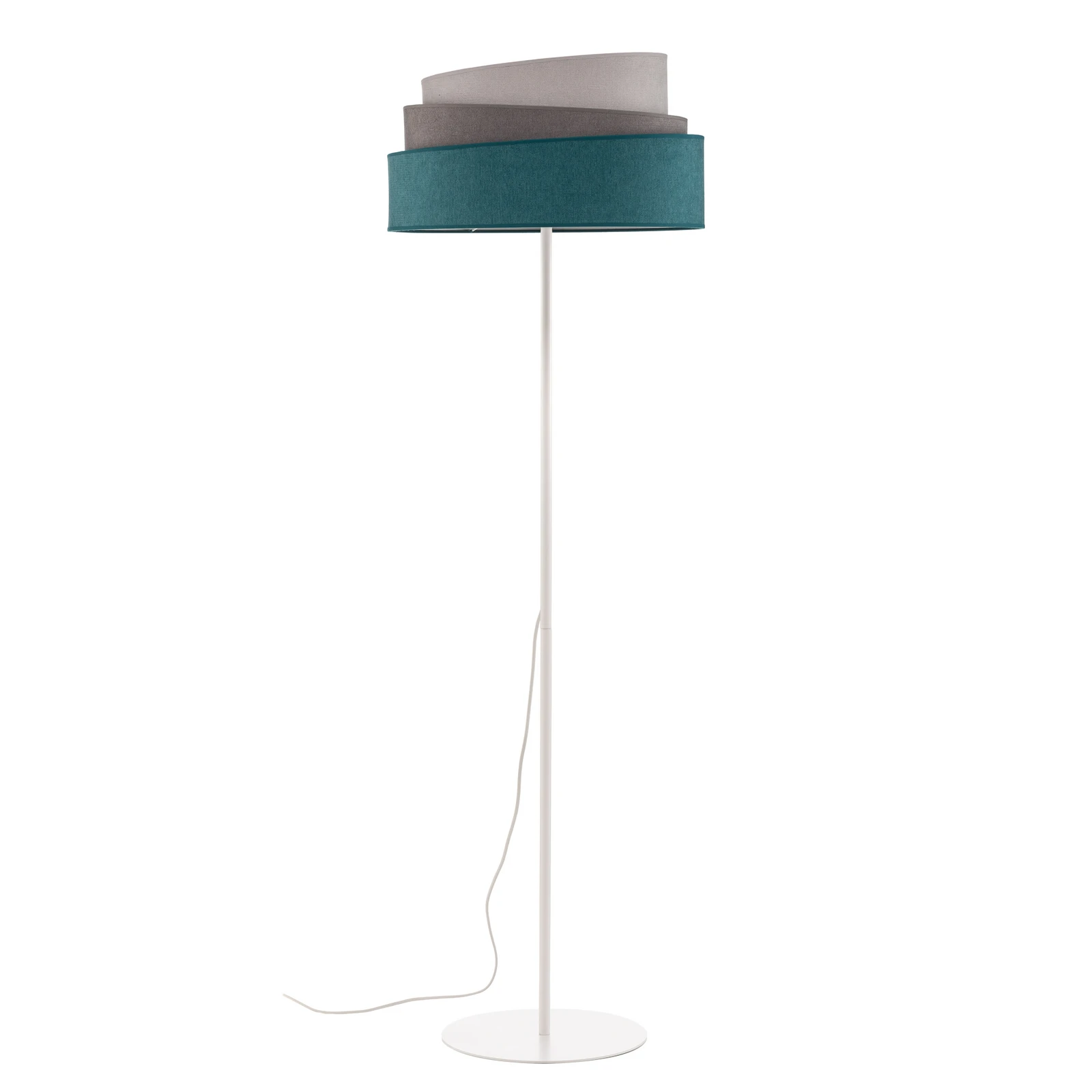 Pastel Trio podna lampa tirkizna/siva/svijetlosiva