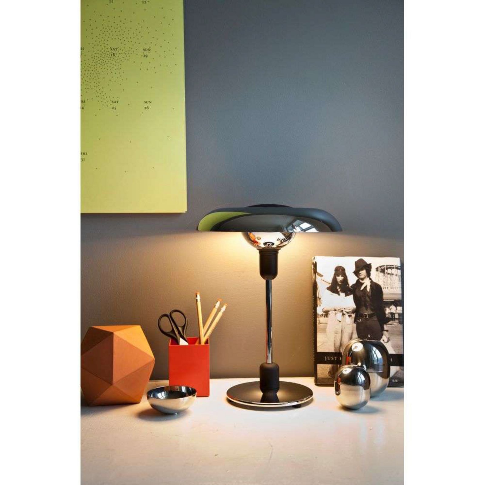 RA 250 D Table Lamp Chrome - Piet Hein