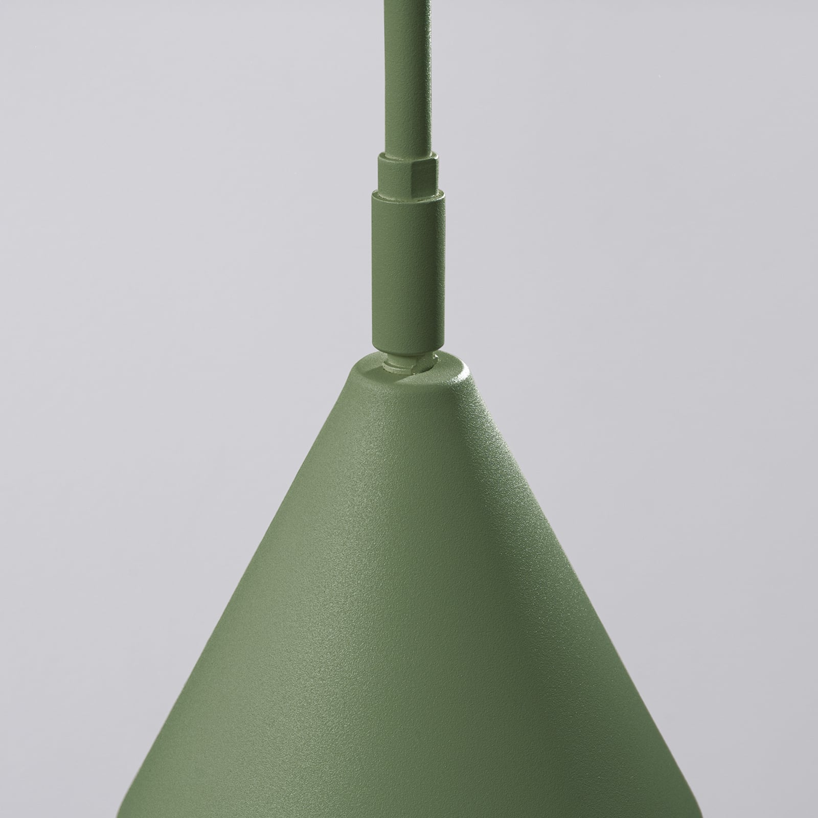 LYS fali lámpa, olajzöld, Ø 14 cm, fém dugó E14 - SOLLUX