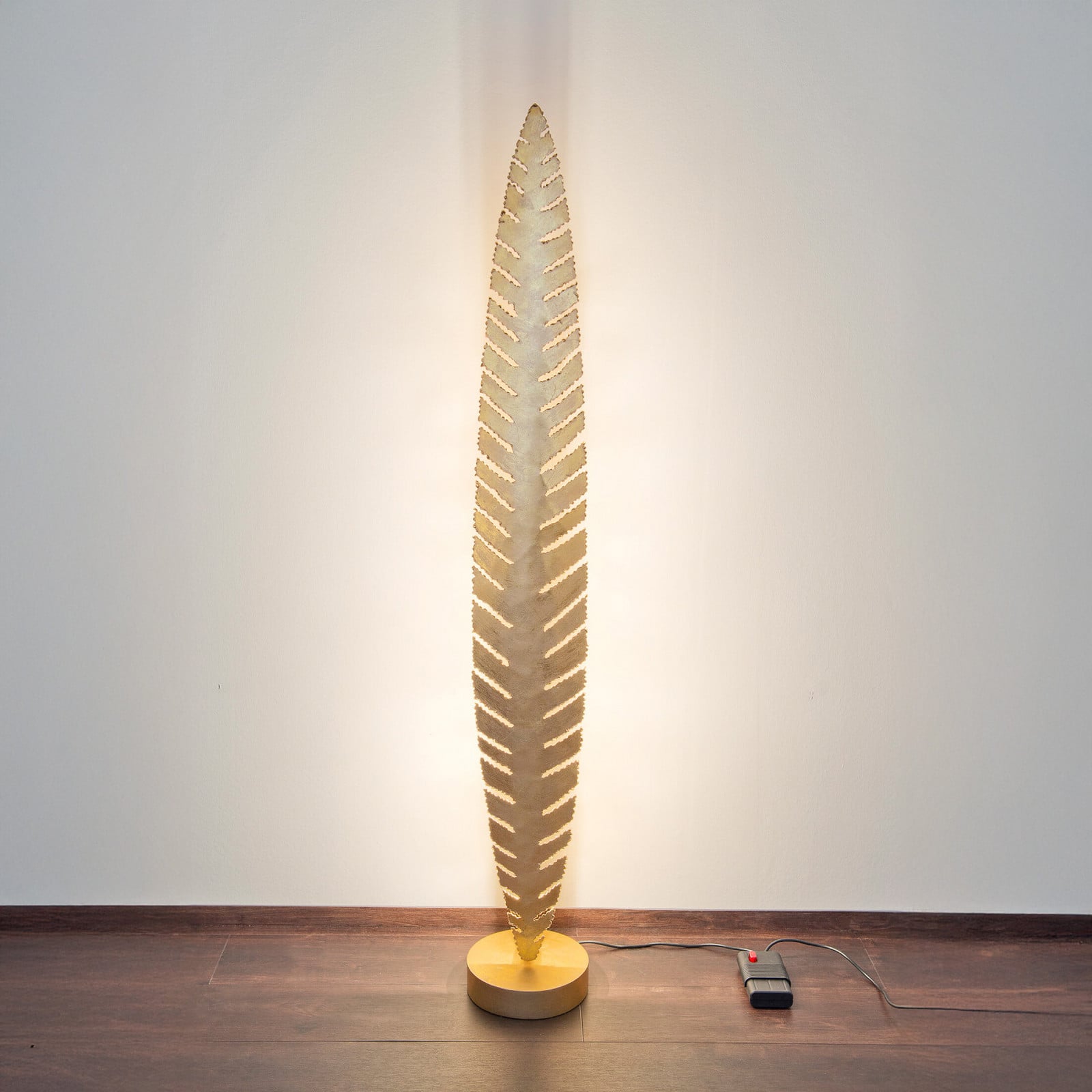 Holländer Lampadar PIETRO culoare aurie înălțime 152 cm metal 6 x G4 - Camera de zi / sufragerie