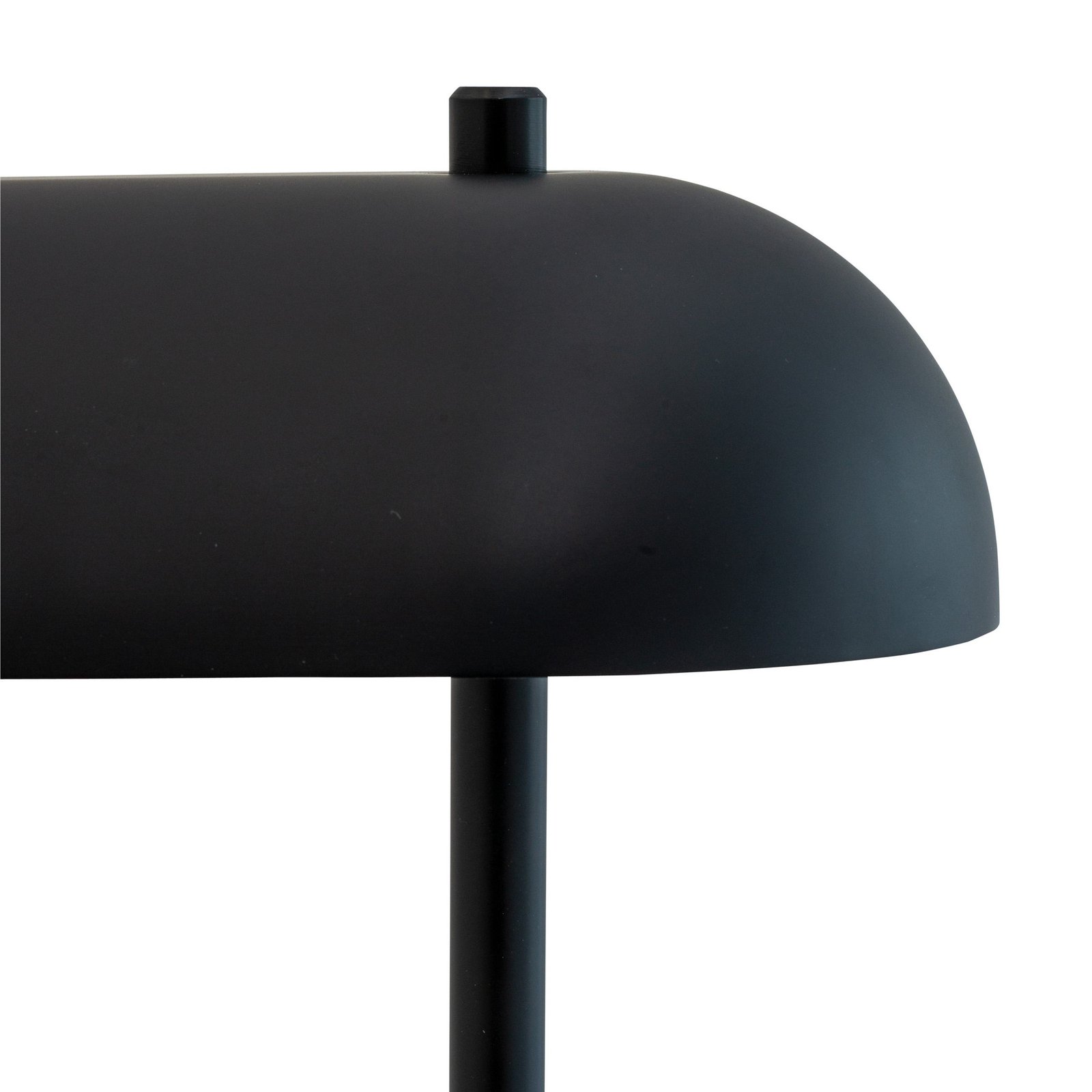 Dyberg Larsen Arch table lamp, black, metal, height 36 cm