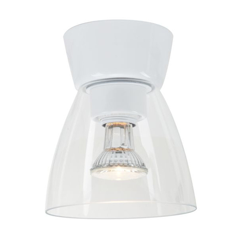 Taklampe Bizzo baldakin hvit, klart glass | Lampegiganten.no Baldakin hvit | Lampegiganten.no