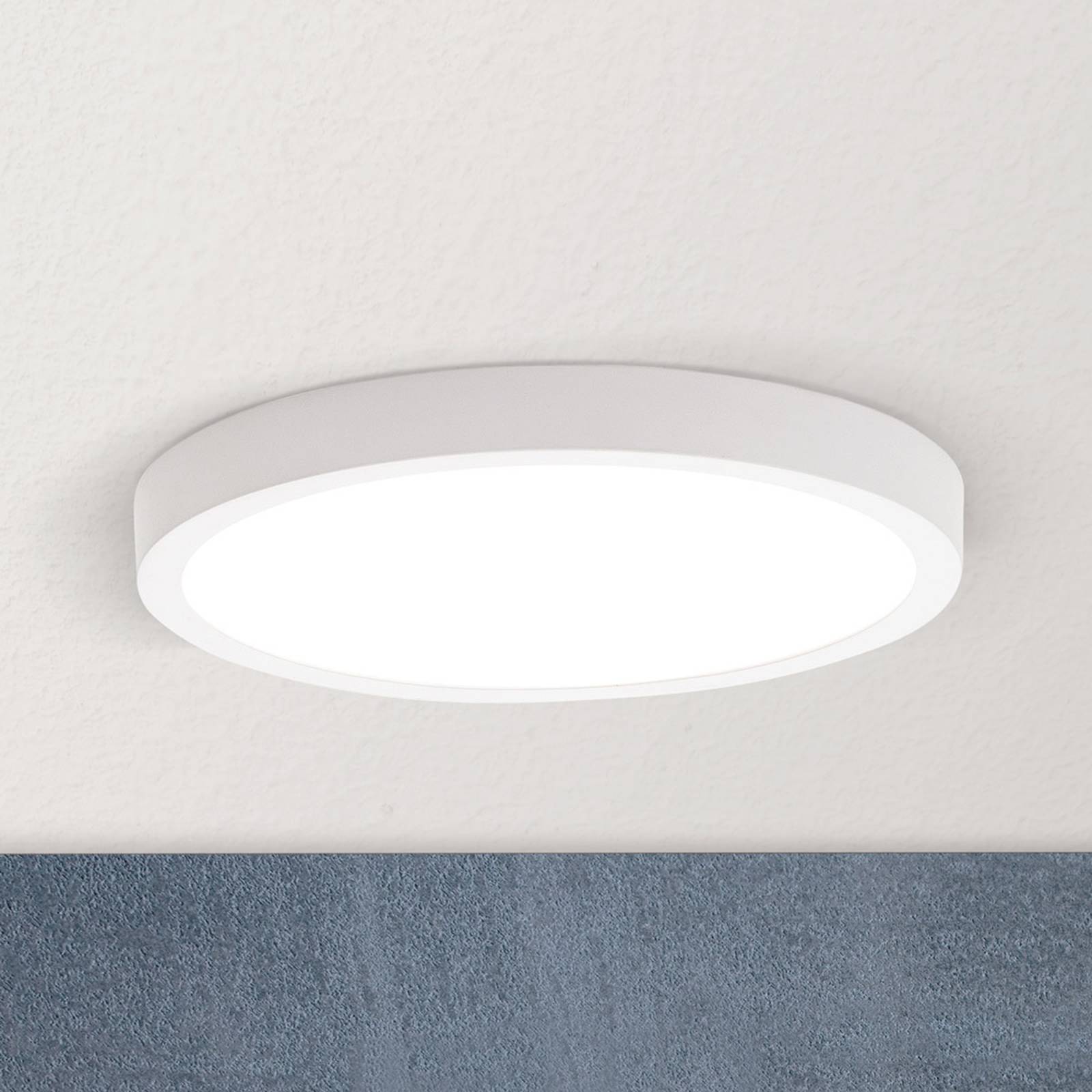 Lampa sufitowa LED Vika, okrągła, biała, Ø 23cm