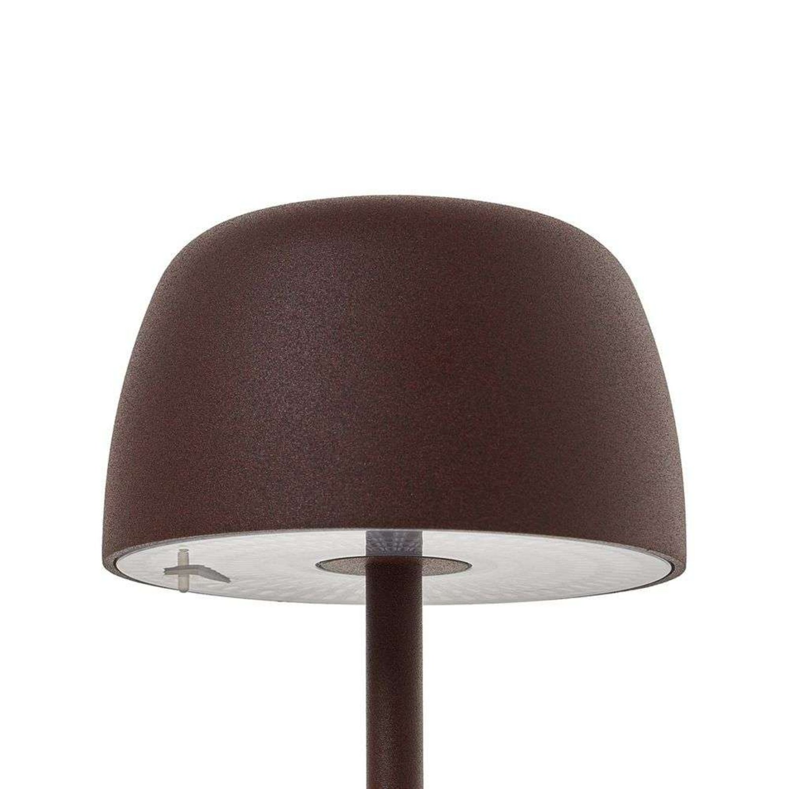 Arietty Portable Table Lamp Brown/Rust - Lindby