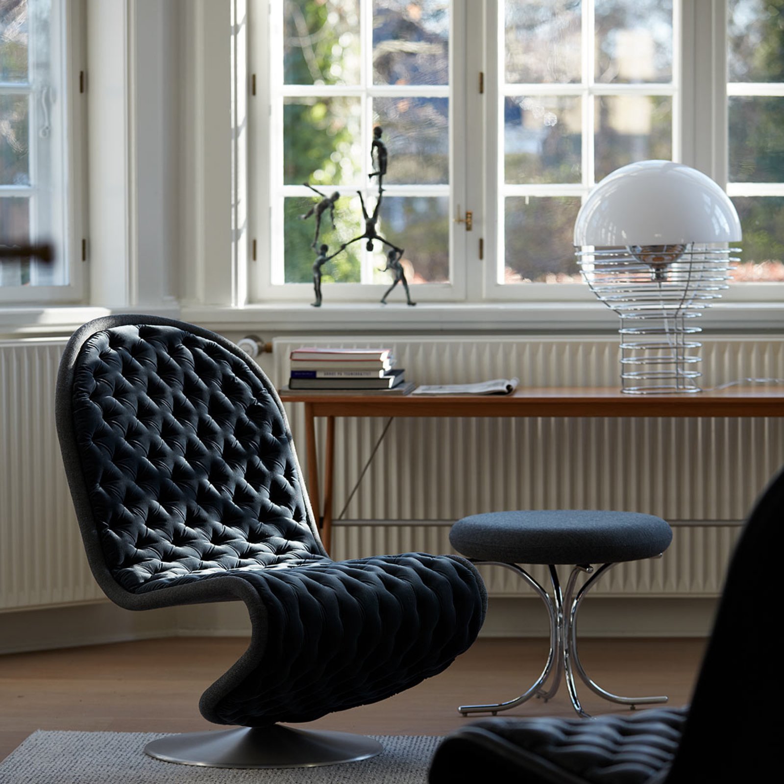 Wire Bordlampe Ø40 Hvit - Verpan