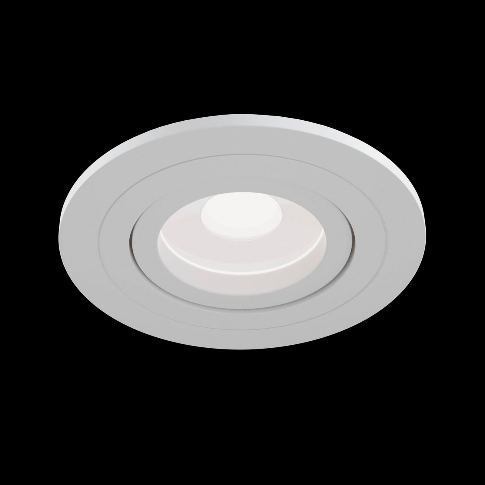 Atom downlight, GU10, hvit, rund ramme