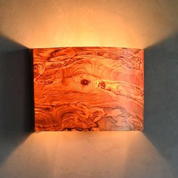 LeuchtNatur Cortex Wandleuchte mit Holzschirm
