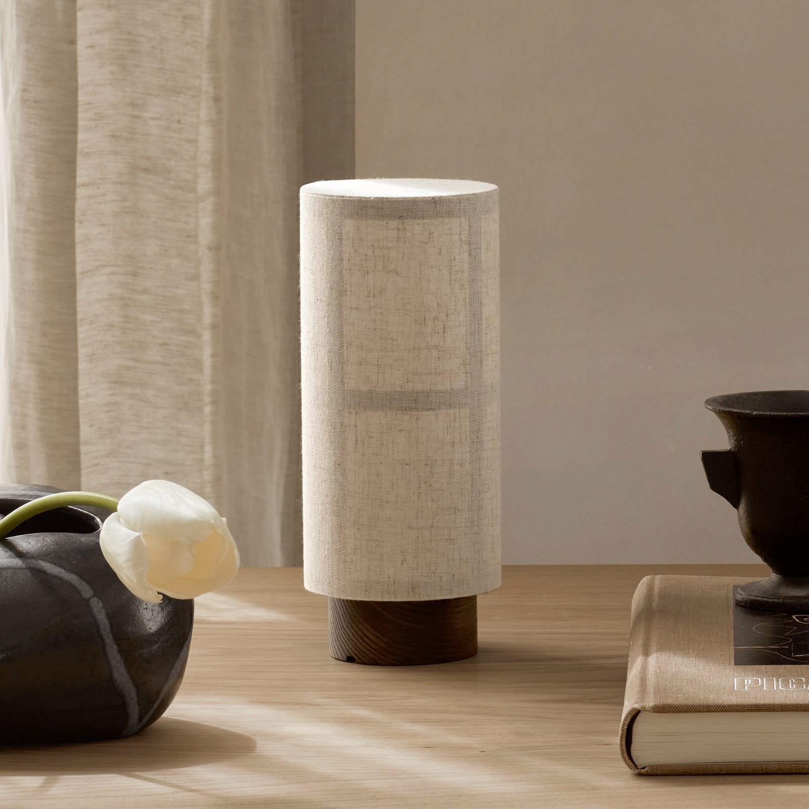 Hashira Portable Taffellamp Raw - Audo Copenhagen