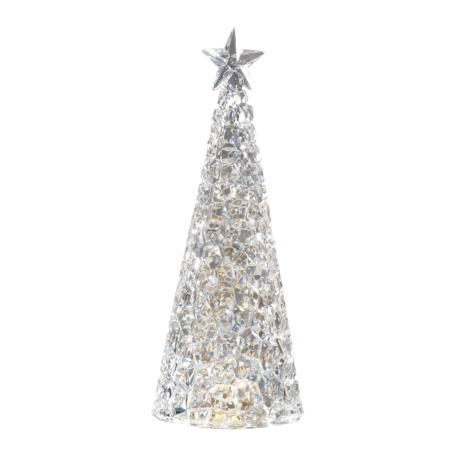 LED-Dekoleuchte Glamor Weihnachtsbaum Höhe 28 cm