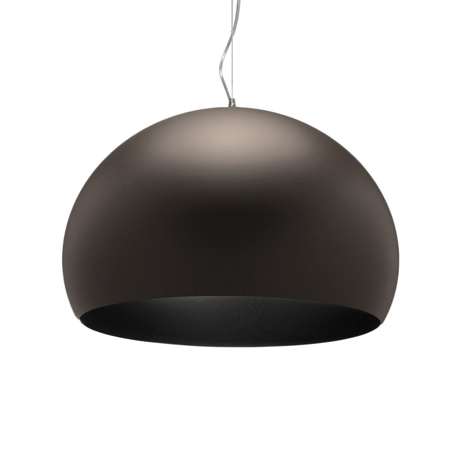 Kartell FL/Y - LED-Pendellampe, braun matt