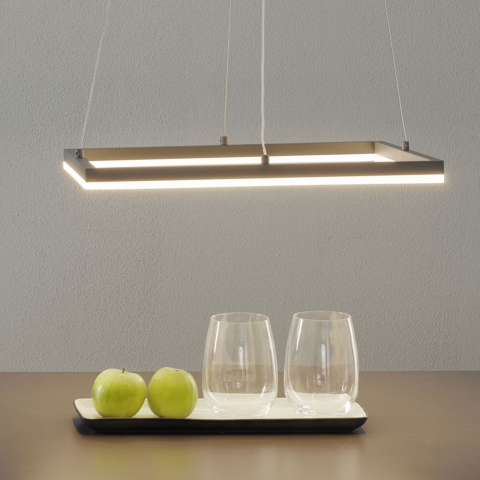 Fabas Luce Bard LED Pendelleuchte, quadratisch Fabas Luce Bard LED Pendelleuchte, quadratisch