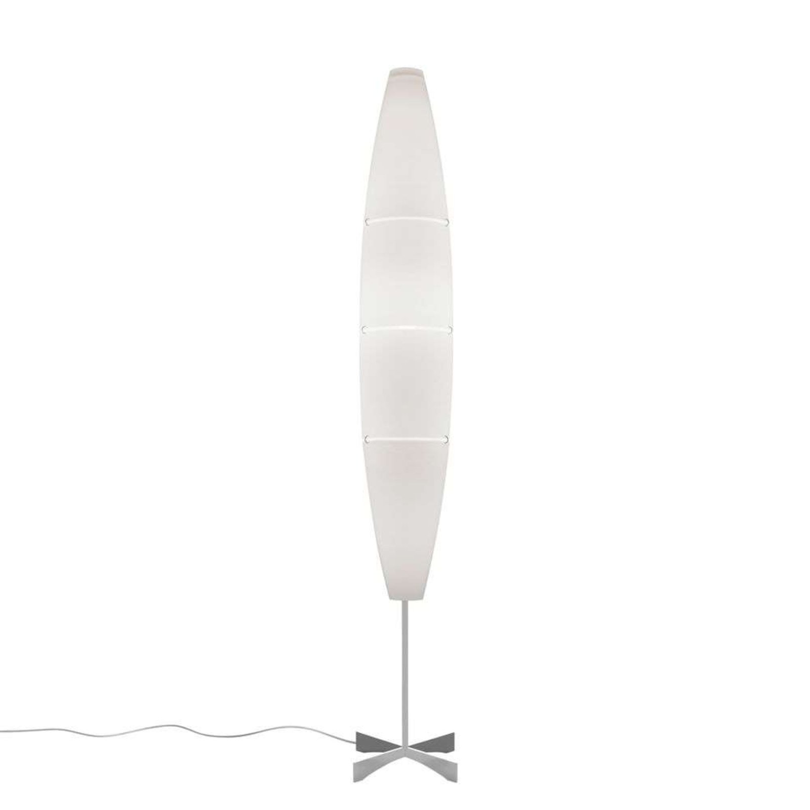 Havana Lampadar White/Aluminium fără Dimmer - Foscarini