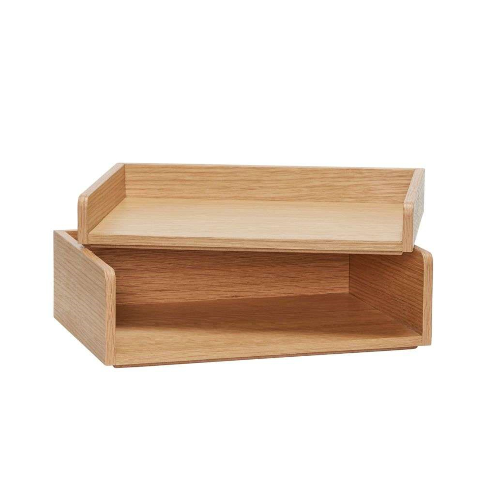 Afour Tray 2 pcs. Natural - Hübsch