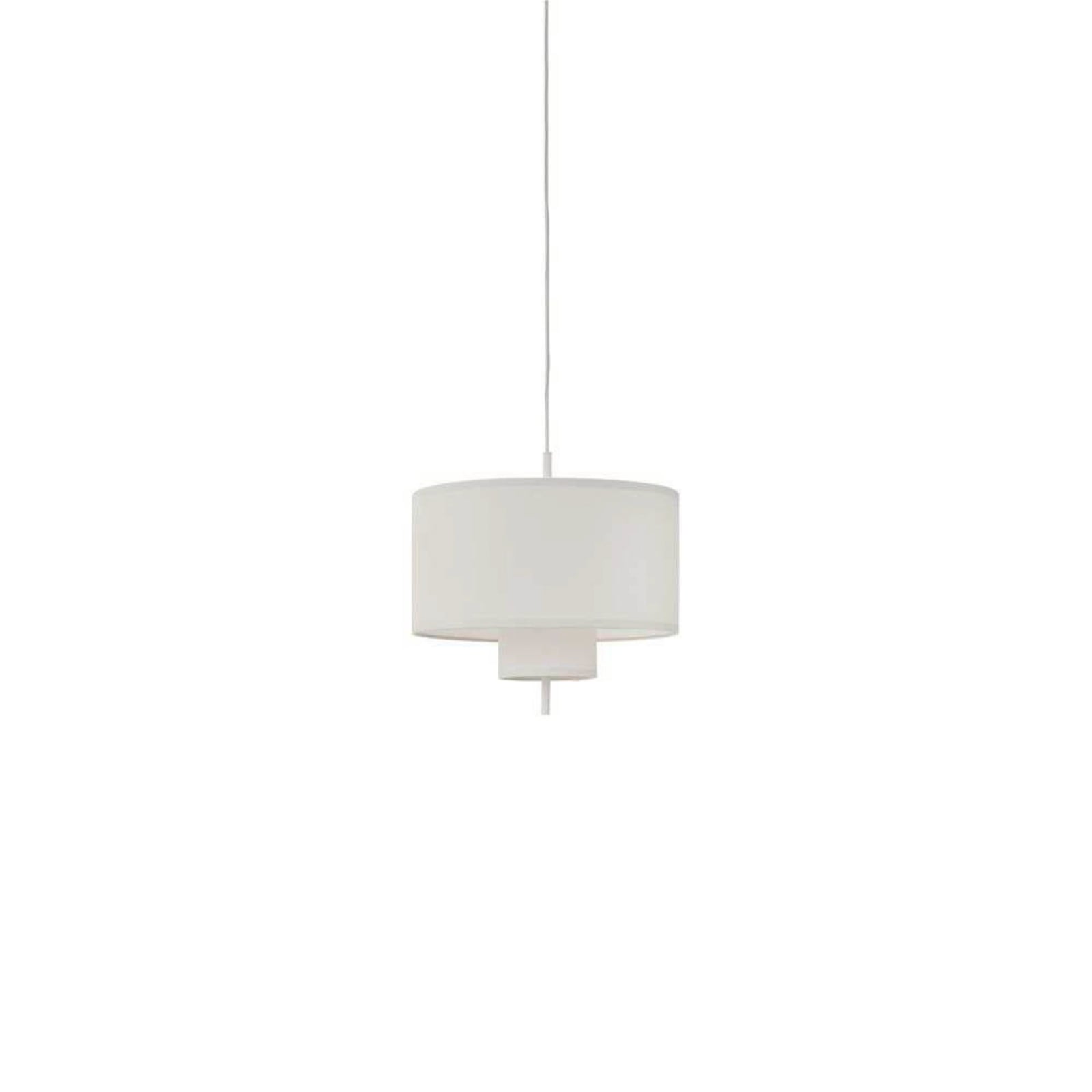 NEW WORKS Margin pendant light, Ø 50 cm, white, E27