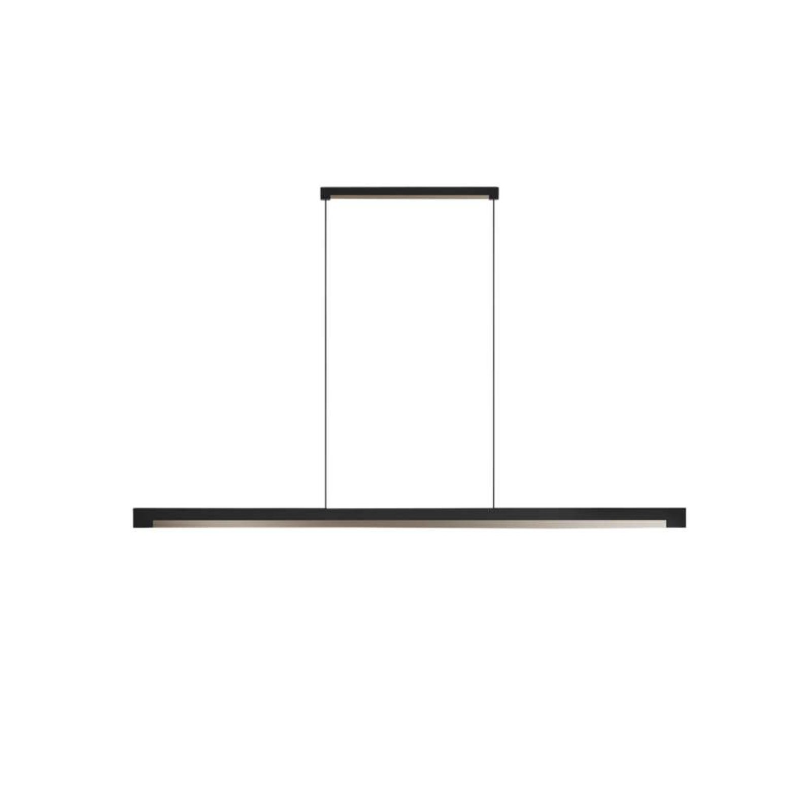 Inlay S1400 Linear Lustră Pendul Matt Black/Satin Gold - Light-Point