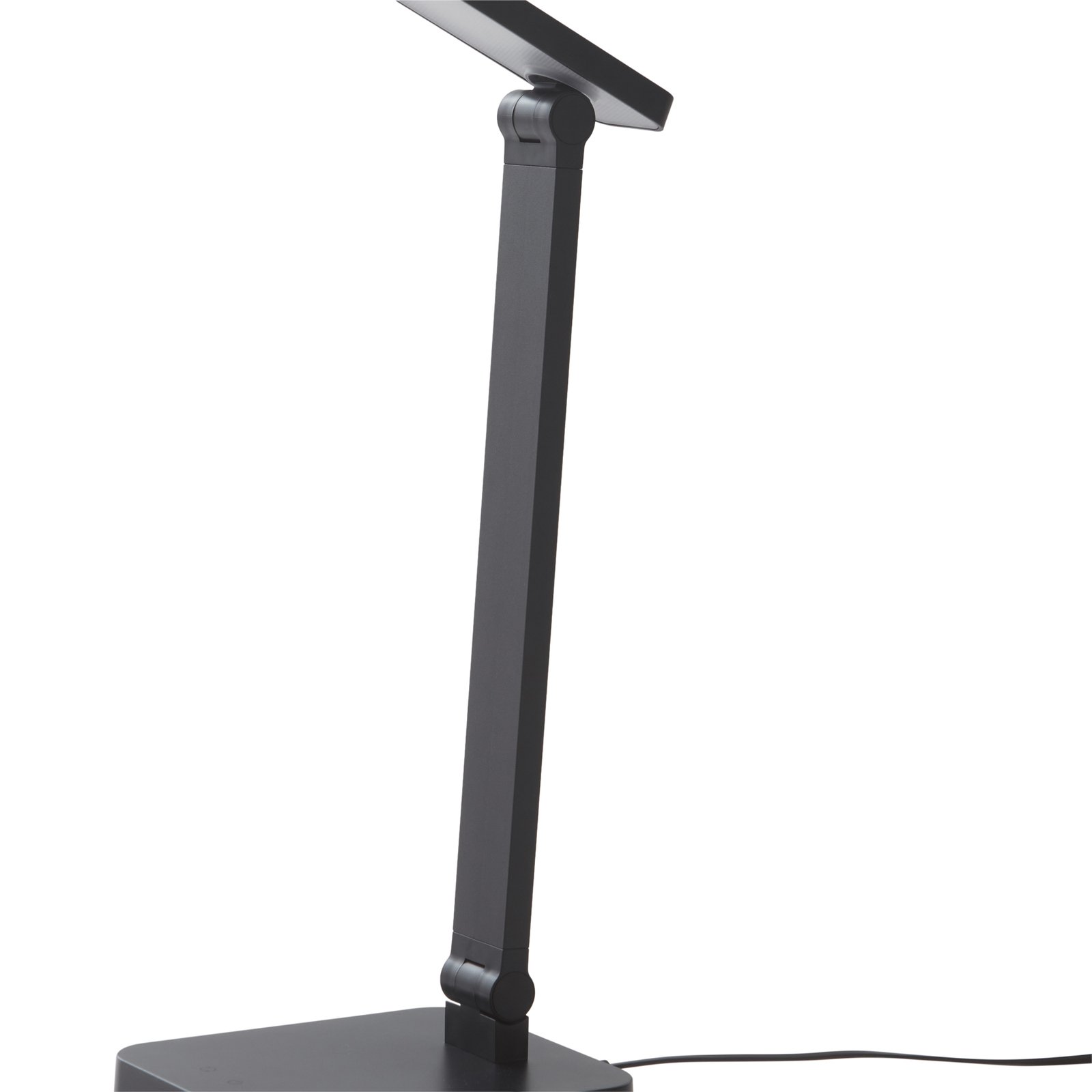 Lindby LED rechargeable desk lamp Rylas, black, USB, CCT