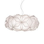 C'EST LA VIE Pendelleuchte, weiß/Kabel klar, Ø 53 cm - Slamp