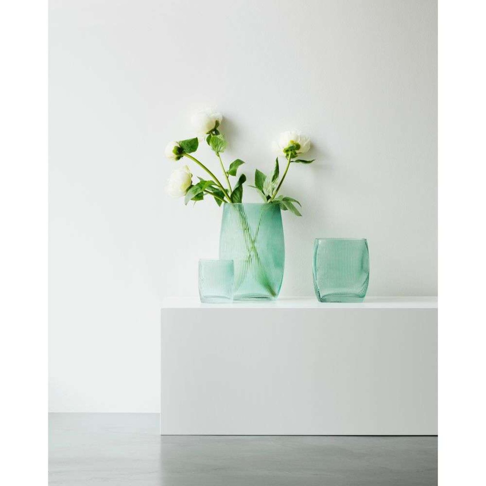 Tide Vase H28 Blue - Normann Copenhagen