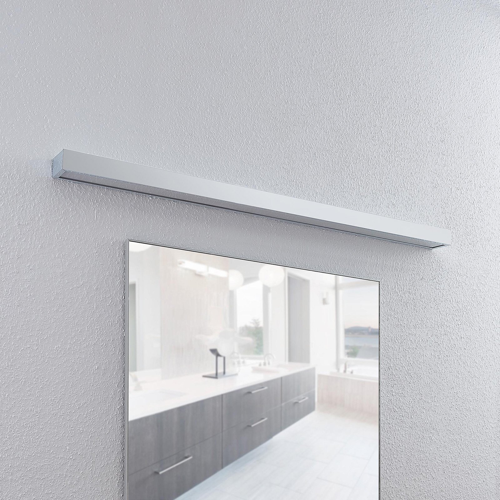 Layan LED Wall Lamp L120 Chrome - Lindby