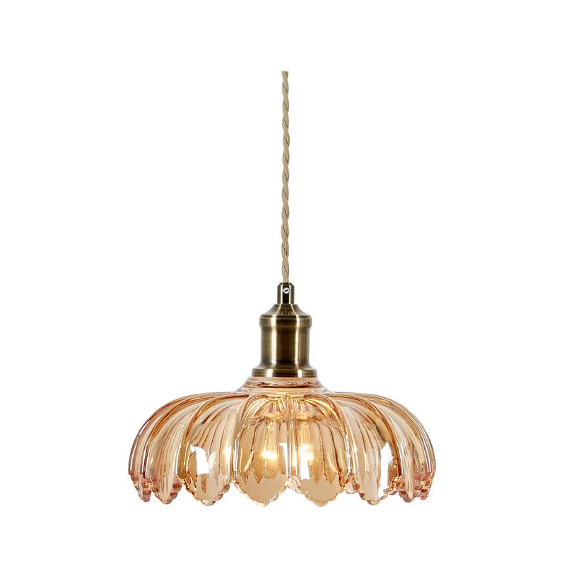 Markslöjd - Kurage Taklampa Antique Brass/Amber
