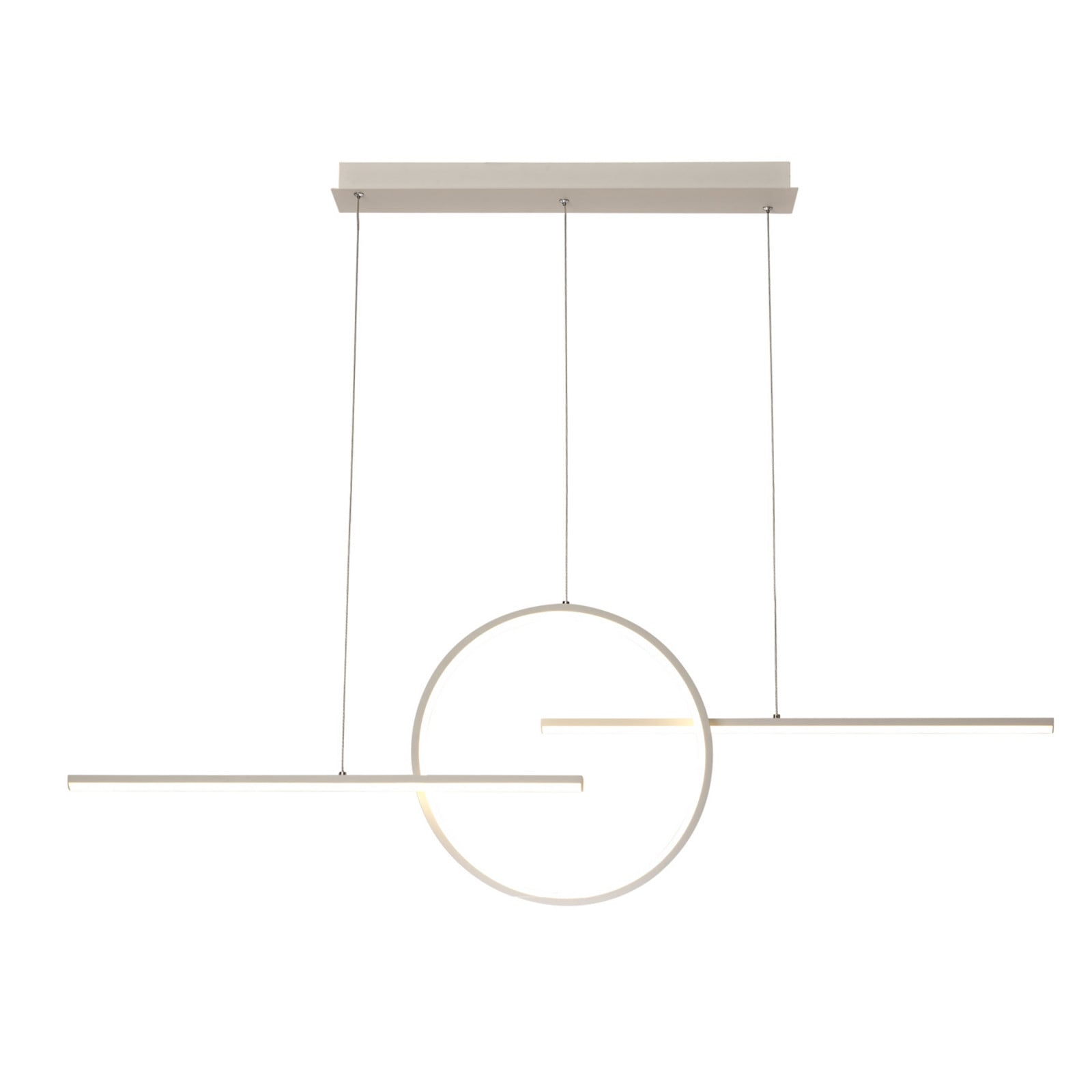 Candeeiro suspenso LED Kitesurf, três luzes, branco