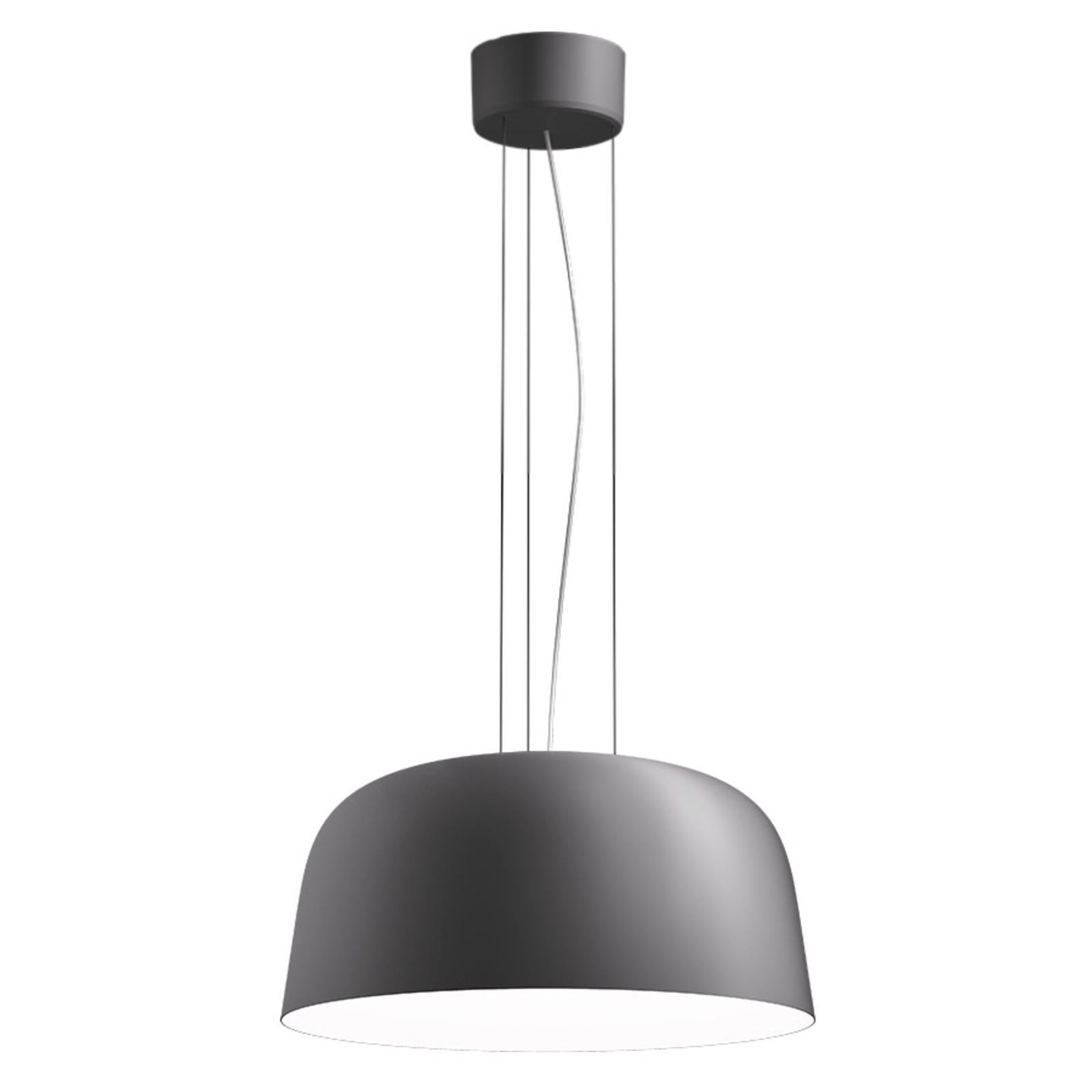 LED viseća svjetiljka Sva 830 Dali Ø 50cm srebrno siva