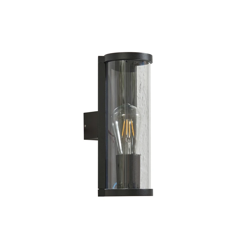 Lucande – Zanta Außen Wandleuchte H28,2 IP65 Schwarz