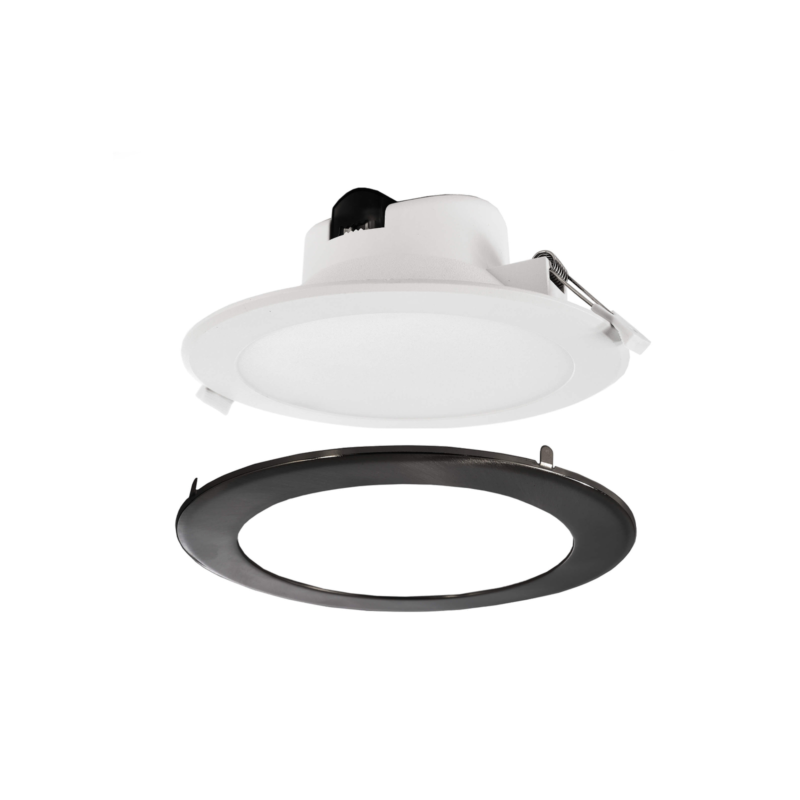 Lámpara de techo empotrable LED Acrux blanco, CCT Ø 11,3 cm