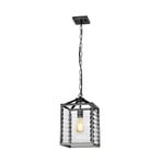 Louvre industrial style pendant light, 1-bulb