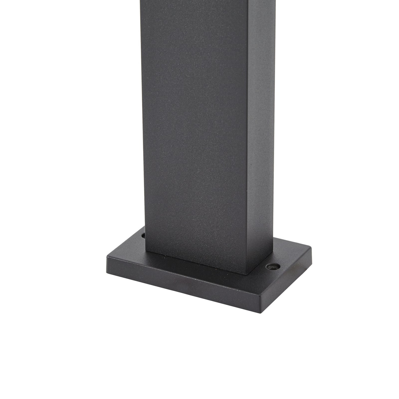 Osvětlení cesty Enerio, výška 80 cm, GU10, černé, zásuvka, hliník – Lindby